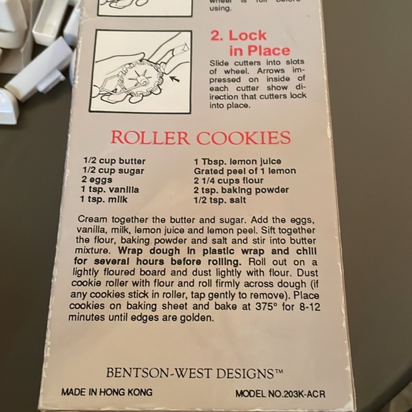 Rolling Cookie Cutter-Alphabet & Numbers, Vintage and Never Used - Picture 4 of 11